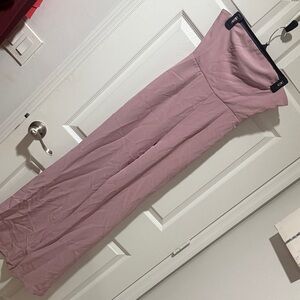 NBD Blush Strapless Jumpsuit